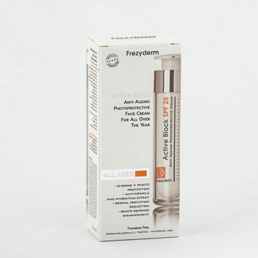 Frezyderm Anti-Ageing Active Block SPF25 Cream, 50ml