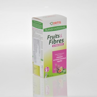 ORTIS Fruits & Fibres Action Douce Sticks 12X10g