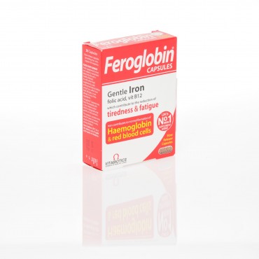 VITABIOTICS Feroglobin B12 30Capsules ( 1 + 1 FREE )