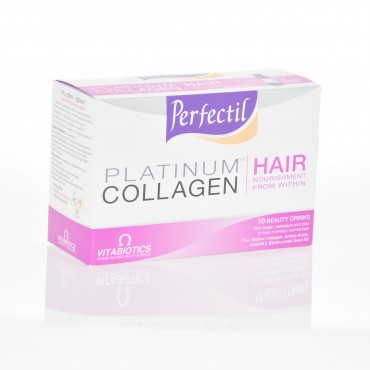 VITABIOTICS Perfectil Platinum Collagen Hair Drink 10X50ml