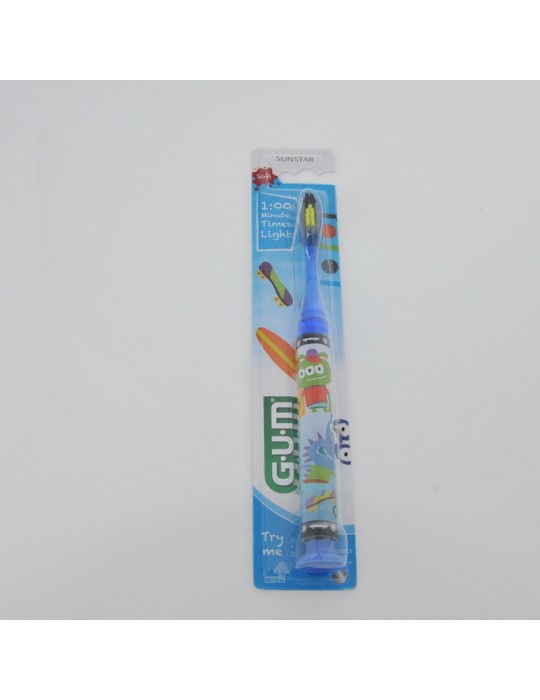 GUM Toothbrush Junior Light-Up Monster 7-9 Years  903