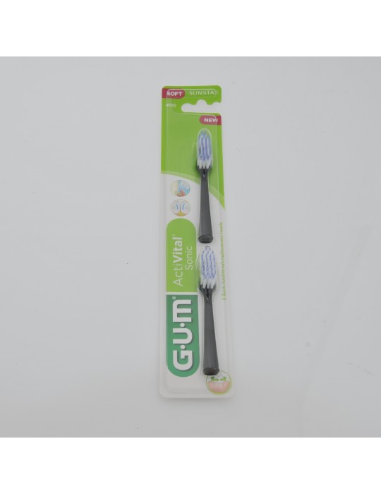 GUM Refills for GUM Activital Battery Operated Toothbrush