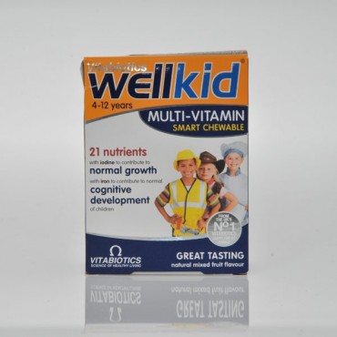 VITABIOTICS Wellkid Multi-Vitamin Smart Chewable 30 Tablets
