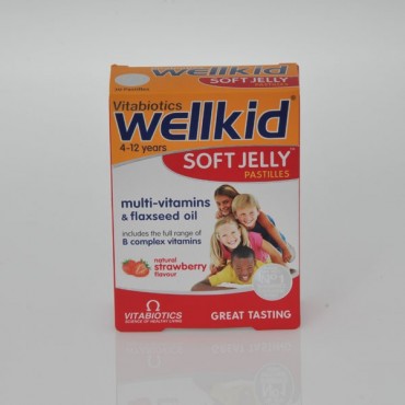 VITABIOTICS Wellkid Soft Jelly 30 Strawberry Pastilles