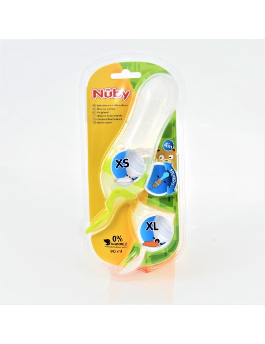 NUBY SQUEEZE FEEDER/SPOON 90ML