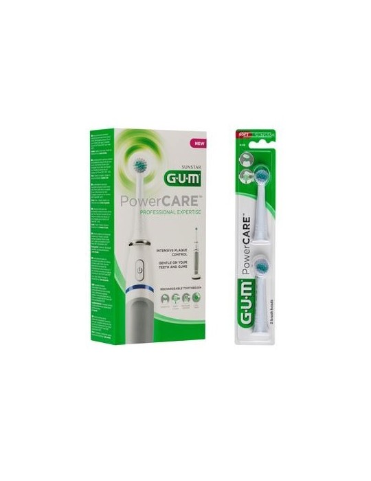 GUM PowerCARE™ Electric Toothbrush Refills