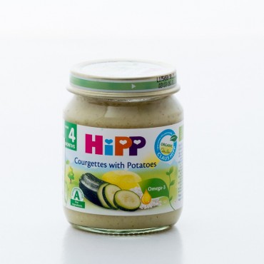 HiPP Courgettes with Potatoes, BIO, 125g