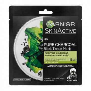 SKIN ACTIVE CHARCOAL TISSUE MASK 28G