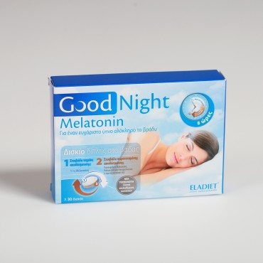 Eladiet Good Night Melatonin 1mg 30 Tabs