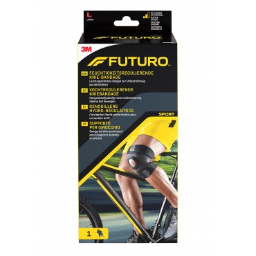 FUTURO Sport Moisture Control Knee Support, Large - 45697DAB